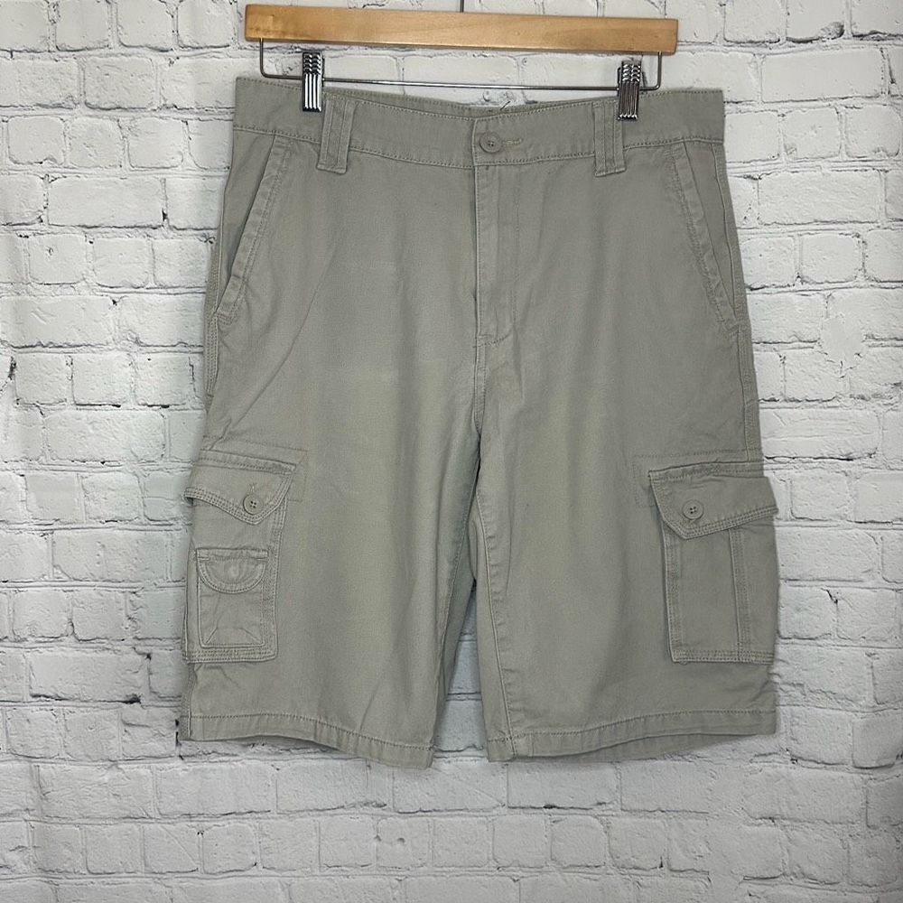 Ecko‎ Unltd Shorts Mens 32 Gray Cargo Utility Casual Outdoor Cotton